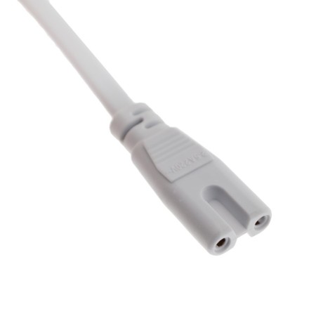 Wire for connecting lamps for plants ULI-P Uniel, 15 cm, 2 contacts, white-1