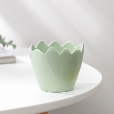 Kashpo for flowers "Shell", 8 × 6.5 cm, color mix-1