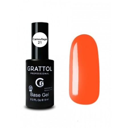 Camouflage base Grattol No. 21, 9 ml
