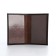Passport cover, dark brown color