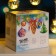 Garland “fringe” 2.4 × 0.7 m with nozzles “balls”, ip20, transparent thread, 108 LED, glow warm white, 8 modes, 220 V