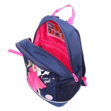 School backpack, 38 x 28 x 18 cm, Grizzly 363, ergonomic back, dark blue/rose RG-363-9_1-8
