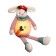 Soft toy "Bunny with carrots", light