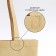 Bag (package) Shoper "Cat", 42x10x30 cm, without lining, beige