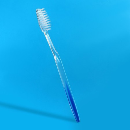 Toothbrush, 17.5 cm, transparent/blue color-1