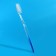 Toothbrush, 17.5 cm, transparent/blue color
