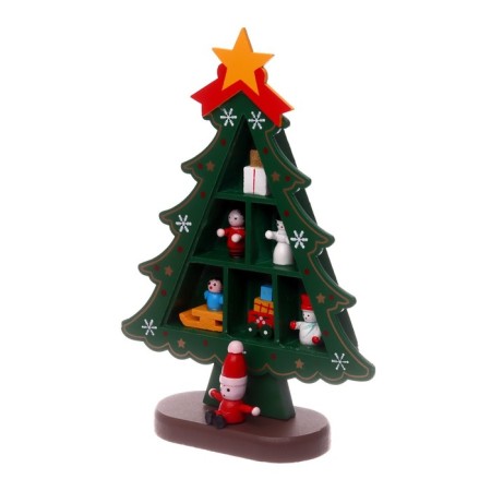 New Year's souvenir "Christmas tree with cells for gifts", 14.5 × 19.5 cm, green-3