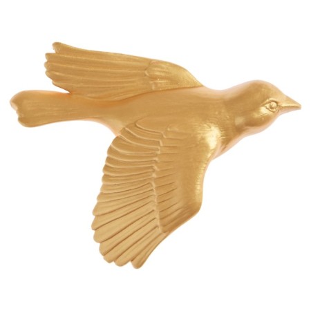 The decoration is wall, plaster panel "birds" 3 pcs, golden-2