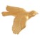 The decoration is wall, plaster panel "birds" 3 pcs, golden