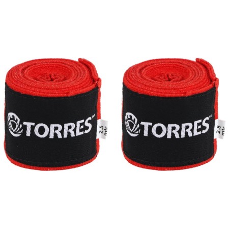Boxing Boxing Elastic Torres PRL62018R, length 2.5 m, width 5 cm, red color
