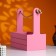 Box - wooden Kashpo 25x15x30 "Beloved Mom" ​​Pink Coral