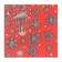 New Year's napkins Paper Gold Décor "New GD lantern on red" 3 layers, 33x33 cm, 20 pcs