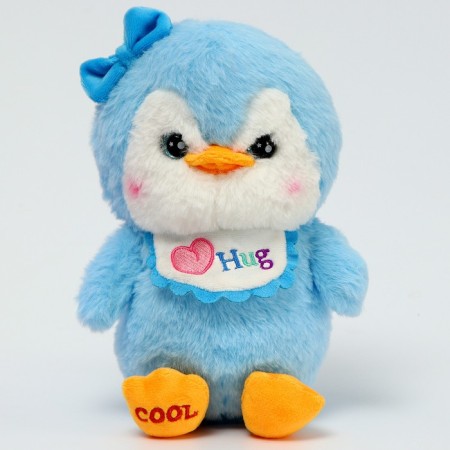 Soft toy "Penguin", 24 cm, blue color-3
