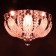 Svetogor chandelier "Türkiye" 4x60W E27 LED lighting chrome 40x40cm