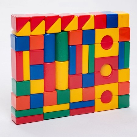 Construction set, 60 elements 6 x 6 cm-7