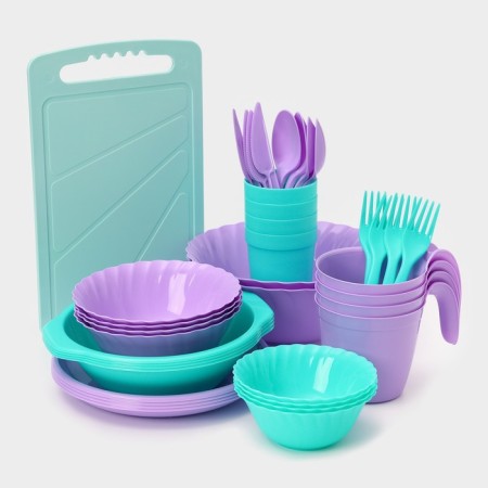 Set of dishes for 4 people "Funny Company", 36 items-1