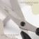 Portnovsky scissors, mowed blade, 8.5 ", 21.5 cm, mix color