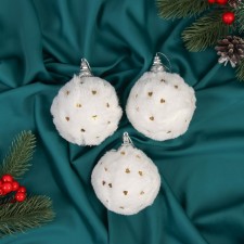 Set of balls plastic D-8 cm, 3 pcs 