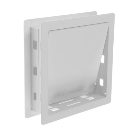 Vento cat door door, 150 x 150 mm, opening 40 mm, white opening-1
