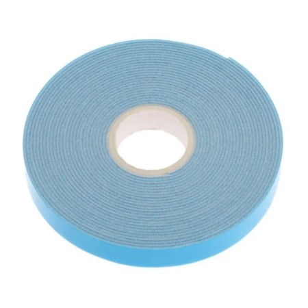 Adhesive tape Torso, bilateral, foamed, blue protective layer, 15 mm x 5 m