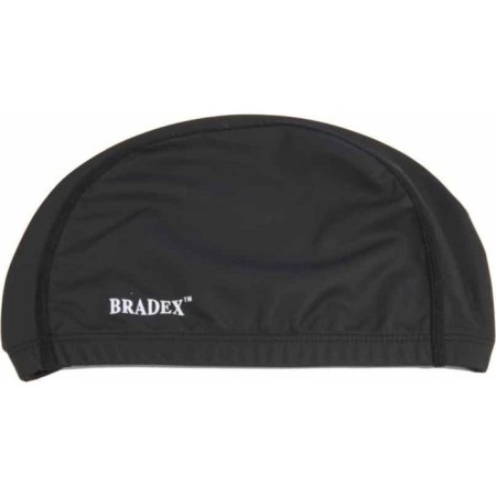 Bradex swimming cap, textile coated, black-2