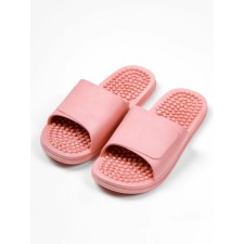 Slippers with a massage effect, open nose, size 42-43, pink color