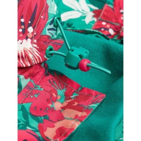 Vetrovka for girls, height 98 cm, emerald color-2