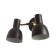 Bra "Vitaly" 2he27 40w Black 18x12x38cm