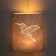 LED figure "Hummingbird" 13 × 16 × 5 cm, cardboard, battery AAX2 (not complete), glow warm white