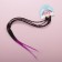 Hair elastic bands, children's, colored braids "Oblame", D = 4 cm.