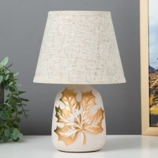 Highway lamp 16536/1wt E14 40W white-gold 17.5x17.5x26.5 cm