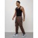 Male jeans, size 52, brown color