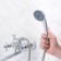 Bath mixer "RMS" SL71-143P, pour 300 mm, shower set, zinc, chromium