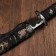 Souvenir weapon "Katana", black scabbard with patterns in the form of a dragon, 47 cm