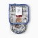 Set of kitchen. Ethel Forest Bear mittens 15x28cm, 19x19cm sever