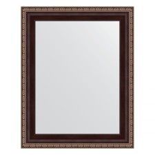 Mirror in the baguette frame, a mahagon with an ornament of 50 mm, 39 x 49 cm