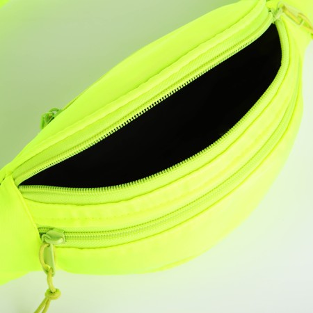 Lightning waist bag, 2 pockets, lemon color-4