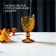 Magistro glass glass "Variet", 320 ml, yellow color