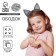New Year's rim "cat", gray color, for the New Year