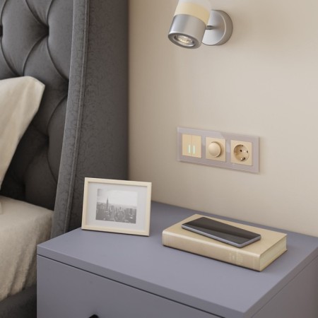 W4520611 touch switch, two-valve, with Wi-Fi function, champagne-4
