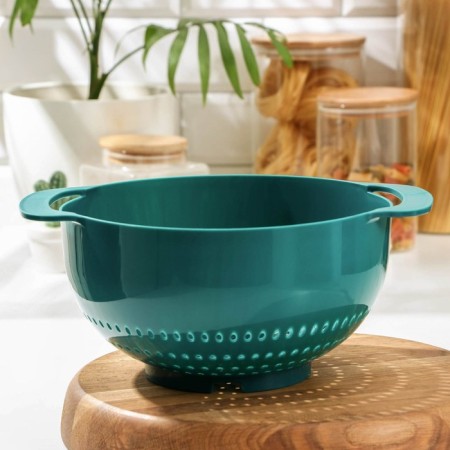 COMPACT kitchen set, 3 subjects: 4.5 l bowl, colander 22 cm, measured bowl 1.2 liters-4