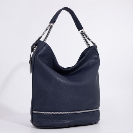 Magic bag "Olivi" on the zipper, the color is blue-2