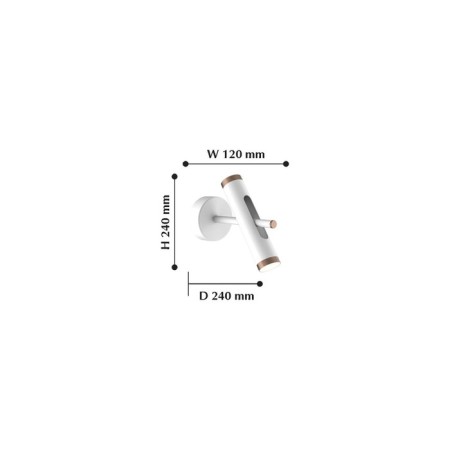 Bra Duplex, 6W LED, white color-1