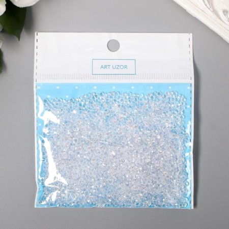 Decor for creativity Plastic "Crystals Transparent" set 20 grams d = 0.12 cm-2