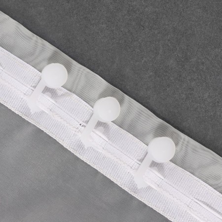 Hook for curtains, 27 × 12 mm, 120 pcs, white color-4