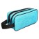 School Penal on the zipper Calligrata, 2 departments, turquoise