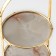 Take for dessert 3-tier shade "Marble", 10.5 × 29 cm, golden color of gold