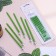 Candles for the cake "Classic" with a stand, 13 cm, 6 pcs, green