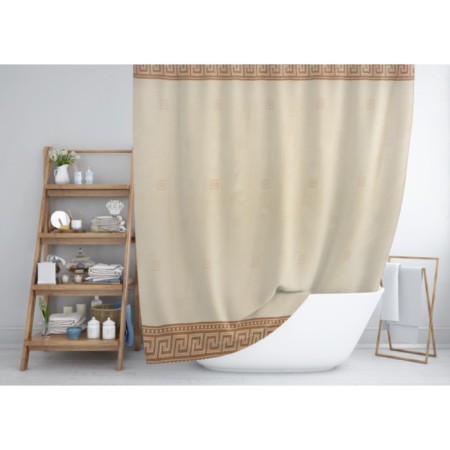 The bathroom curtain "Ornament", 180 x 180 cm