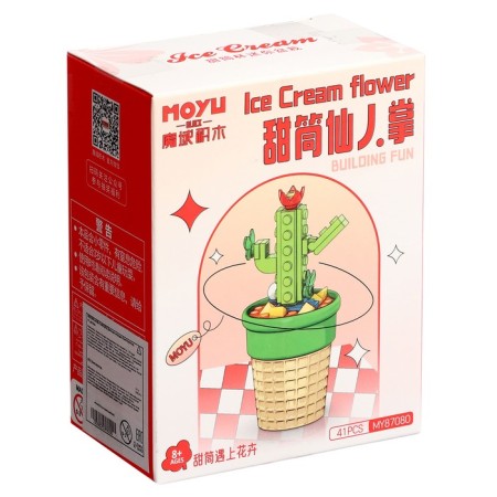 Designer flowers "Cactus in a pot", 41 detail-1